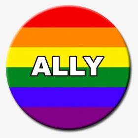 Rainbow Ally Button, HD Png Download, Free Download
