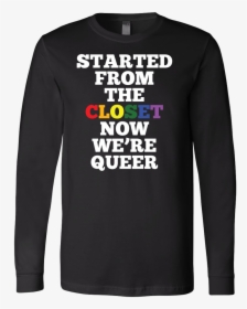 Queer Closet Lgbt Rainbow Flag Gay Lesbian Pride Long - Bella + Canvas Unisex Jersey Long Sleeve T Shirt 3501, HD Png Download, Free Download