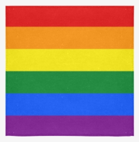 Gay Pride Rainbow Flag Stripes Square Towel 13“x13” - Rainbow Flag Background Square, HD Png Download, Free Download