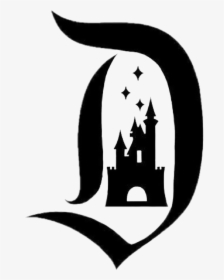 #disney #disneyland #mickeymouse #mickey #castle #silhouette - Disneyland Castle, HD Png Download, Free Download