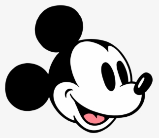 Mickey Silhouette With Sunglasses - White And Black Mickey Mouse, HD Png Download, Free Download