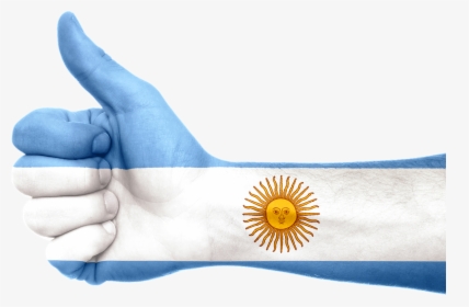 Argentina Flag Hand, HD Png Download, Free Download