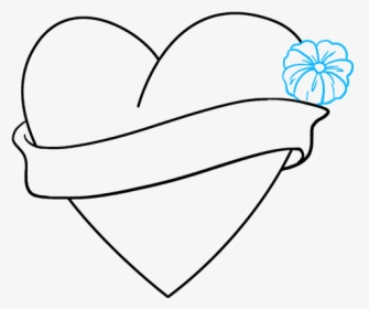 How To Draw - Love Heart Drawings Easy, HD Png Download, Free Download