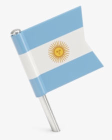 Square Flag Pin - Argentina Flag Pin Png, Transparent Png, Free Download
