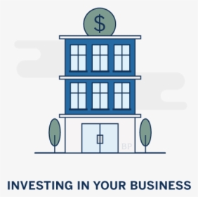 Investing In Your Business Icon Illustration Minimal - Circle, HD Png Download, Free Download