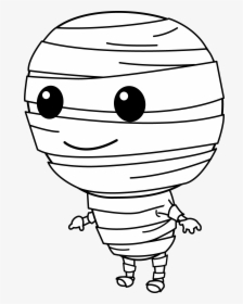 Cute Little Mummy Clip Art Free - Cute Mummy Clipart Png, Transparent Png, Free Download