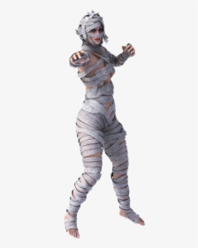 Wraps, Bandages, Mummy, Monster, 3d, Rendering, Woman - Female Monster 3d, HD Png Download, Free Download