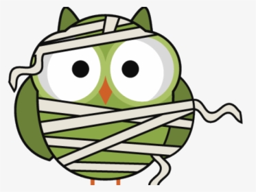Mummy Clipart Owl - Cartoon Transparent Halloween Clip, HD Png Download, Free Download