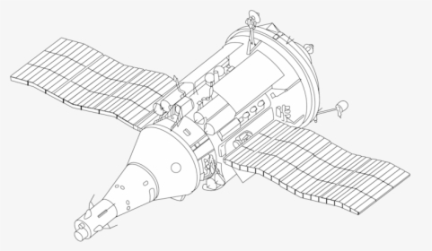 Tks Spacecraft Drawing - Tks Spacecraft, HD Png Download, Free Download