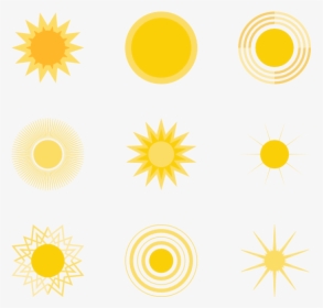 Sun Icon Set - Cement Tile, HD Png Download, Free Download