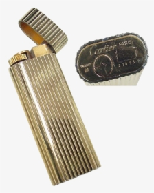Transparent Lighter Png - Gold Plated Cartier Lighter, Png Download, Free Download