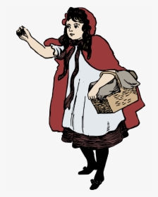 Little Red Riding Hood Clip Arts - Red Riding Hood Png, Transparent Png, Free Download