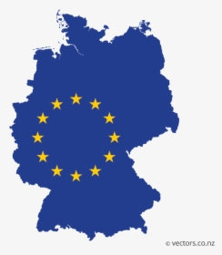 Eu Germany Flag Map, HD Png Download, Free Download