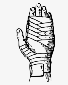 Figure Eight Bandage Clip Arts - First Aid Hand Bandage, HD Png Download, Free Download