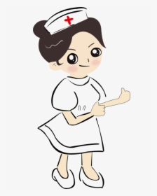 Vector Freeuse Library Bandaid Clipart Child Nurse - Nurse Cartoon Images Png, Transparent Png, Free Download