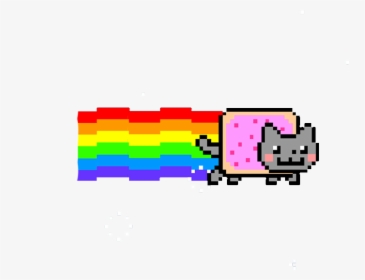 Clip Art Arcoiris Report Abuse - Nyan Cat Transparent Gif, HD Png Download, Free Download