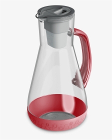 64 Oz Water Pitcher Red With Filter"  Class= - Kettle, HD Png Download, Free Download