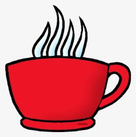 Cup Of Coffee Clipart Free Download Clip Art - Red Coffee Cup Cartoon, HD Png Download, Free Download