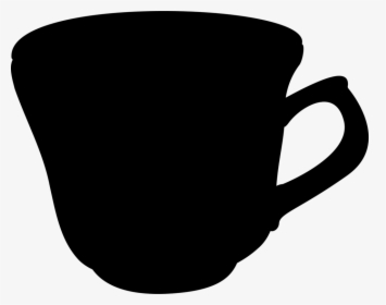 Free English Porcelain Cup - Teacup Vector Free Silhouette, HD Png Download, Free Download
