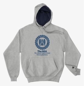 The Nsa Champion Heavy Pullover Hoodie - Champion Hoodie, HD Png Download, Free Download