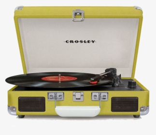 Cr8005a-gr Front Crosley Turntable Record Player Cruiser - Crosley Cruiser Deluxe Green, HD Png Download, Free Download