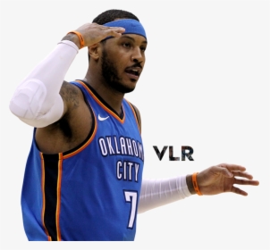 Carmelo Anthony Png - Carmelo Anthony Thunder Transparent, Png Download, Free Download