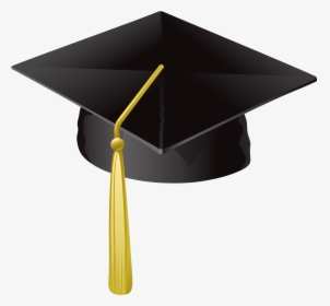 Banner Stock Graduation Caps In The Air Clipart - College Graduation Hat Png, Transparent Png, Free Download