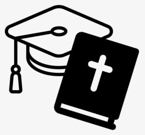 Transparent Graduation Cap - Graduation Cap And Bible, HD Png Download, Free Download