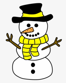 Snowman Clipart , Png Download - Snowman Png Black And White, Transparent Png, Free Download