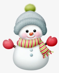 Snowman Snowmen Clipart Picture Transparent Png - Cute Christmas Snowman Cartoon, Png Download, Free Download