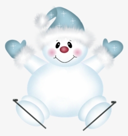 Cute Christmas Snowman - Cute Snowman Clipart, HD Png Download, Free Download