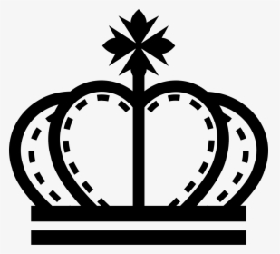 Vintage Elegant Royal Crown Design Comments - Cross And Crown, HD Png Download, Free Download