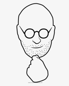 Steve Jobs Coloring Page - Line Art, HD Png Download, Free Download