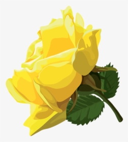 Clip Art Yellow Rose Png, Transparent Png, Free Download