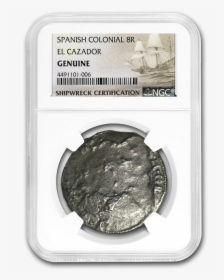 Buy Spain Silver 8 Reales Low Grade Ngc Coin Online - Silver, HD Png Download, Free Download