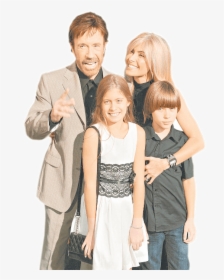 Chuck Norris And Family - Chuck Norris Against All Odds, HD Png Download, Free Download