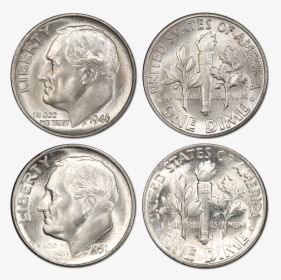 30 Different Roosevelt Dimes - Quarter, HD Png Download, Free Download