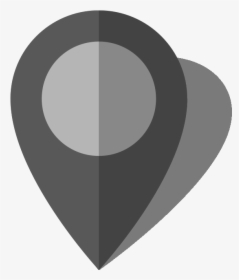 Simple Map Icon Gray - Location Icon Png Gray, Transparent Png, Free Download