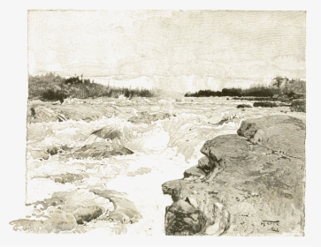 Rapids Above The Grand Falls - Shore, HD Png Download, Free Download