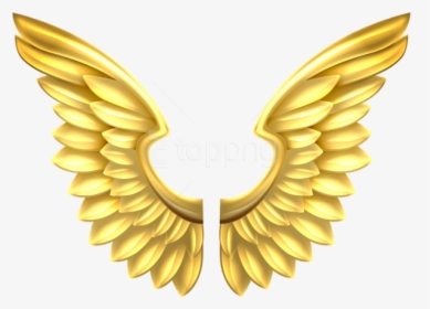 Free Png Download Gold Wings Transparent Clipart Png - Gold Angel Wings Png, Png Download, Free Download
