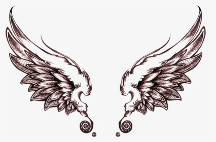 Wings Tattoos Clipart Transparent Background - Chest Tattoo Png, Png Download, Free Download