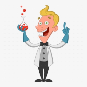 Scientist Cartoon Chemist Download Free Image Clipart - Scientist Cartoon Png, Transparent Png, Free Download