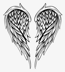 Download Angel Wings Tattoo Design By Wearwolfclothing On Vector Angel Wings Png Transparent Png Kindpng