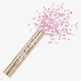 Oh Baby Pink Gender Reveal Confetti Shooter - Confetti Cannon, HD Png Download, Free Download