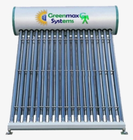 Solar Water Heater - Solar Water Heater Front View, HD Png Download, Free Download