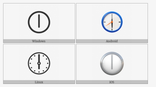 Clock Face Six Oclock On Various Operating Systems - Circle, HD Png Download, Free Download
