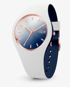 016983 Ice Watch Ice Duo Chic White Marine Watch Bella - Ladies Silicone Strap Watches, HD Png Download, Free Download