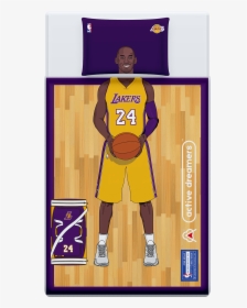 Kobe Bryant Reversible Blanket & Pillow Case Set"  - Stephen Curry Bed Sheet, HD Png Download, Free Download