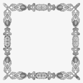 Grayscale Abstract Frame Clip Arts - Frame Grayscale Png, Transparent Png, Free Download