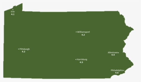 Pennsylvania Presidential Election Map, HD Png Download, Free Download